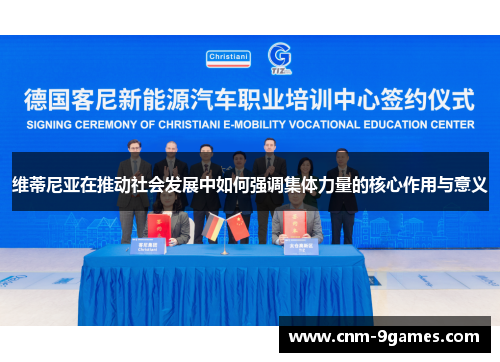 维蒂尼亚在推动社会发展中如何强调集体力量的核心作用与意义